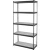 Standard Duty Shelving, 5 Shelves, 380kg Shelf Capacity, 1830mm x 915mm x 460mm, Grey thumbnail-0