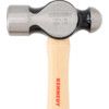 Ball Pein Hammer, 3lb, Wood Shaft, Polished Face thumbnail-2
