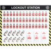 LOCKOUT STATION D - COMPLETE WITH STOCK 1075 X 965MM thumbnail-0