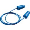 X Fit, Disposable Ear Plugs, Corded, Detectable, Bullet, 37dB, Blue, Pk-100 Pairs thumbnail-0
