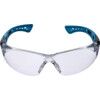 Safety Glasses, Clear Lens, Frameless, Black/Blue Frame, Anti-Fog/High Temperature Resistant/Impact-resistant/Scratch-resistant/UV-resistant thumbnail-0