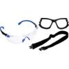 Solus 1000, Safety Glasses, Clear Lens, Half-Frame, Black/Green Frame, Anti-Fog/High Temperature Resistant/Impact-resistant/UV-resistant thumbnail-0