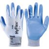 11-518 HyFlex Cut Resistant Gloves, Blue/White, EN388: 2016, 3, X, 3, 1, B, PU Palm, Dyneema/Nylon/Spandex, Size 11 thumbnail-0