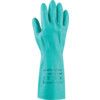 37-675 Solvex Chemical Resistant Gauntlet, Green, Nitrile, Cotton Flocked Liner, Size 10 thumbnail-1