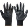 48-126 EDGE® Mechanical Hazard Gloves, Black, Polyurethane Coating, Polyester Liner, Size 10 thumbnail-0
