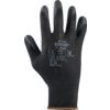 48-126 EDGE® Mechanical Hazard Gloves, Black, Polyurethane Coating, Polyester Liner, Size 10 thumbnail-1
