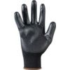 48-126 EDGE® Mechanical Hazard Gloves, Black, Polyurethane Coating, Polyester Liner, Size 10 thumbnail-2