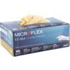 Microflex 63-864 Disposable Gloves, Natural, Latex, 6.3mil Thickness, Powder Free, Size 8.5-9, Pack of 100 thumbnail-4