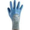 80-658 Powerflex, Heat Resistant Gloves, Blue/Green, Glass Fiber/Kevlar®/Steel, Cotton/Nylon Liner, Latex Coating, 160°C Max. Compatible Temperature, Size 8 thumbnail-1