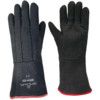 8814 Charguard, Heat Resistant Gloves, Black, Cotton, Cotton Liner, Neoprene Coating, 260°C Max. Compatible Temperature, Size 9 thumbnail-0