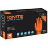 IGNITE ORANGE POWDER-FREE NITRILE GLOVES (XL) (BX-90) thumbnail-0