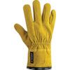 17 Tegera, Heat Resistant Gloves, Yellow, Cowhide, Cotton Liner, Cowhide Coating, 100°C Max. Compatible Temperature, Size 8 thumbnail-1