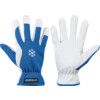 217 Tegera, Cold Resistant Gloves, Blue/White, Nylon/Polyester Liner, Leather Coating, Size 8 thumbnail-0