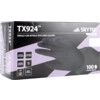 TX924 Disposable Gloves, Black, Nitrile, 7.8mil Thickness, Powder Free, Size M, Pack of 100 thumbnail-4