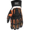CSL08 Deep II Grip Mechanical Hazard Gloves, Black, Neoprene Coating, 4, 4, 2, Size M thumbnail-2