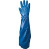 NSK26, Chemical Resistant Gloves, Blue, Nitrile, Cotton Liner, Size 9 thumbnail-0