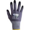 Aria Mechanical Hazard Gloves, Black/Grey, Spandex/Nylon Liner, Nitrile Coating, EN388: 2016, 4, 1, 3, 1, X, Size 9 thumbnail-1