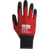 Beta 1 Mechanical Hazard Gloves, Black/Red, Nylon/Spandex Liner, Nitrile Foam Coating, EN388: 2016, 4, 1, 2, 1, X, Size 10 thumbnail-1