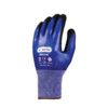 Oregon Mechanical Hazard Gloves, Blue/Black, Nylon Liner, Nitrile Coating, EN388: 2016, 4, 1, 2, 1, X, Size 10 thumbnail-3