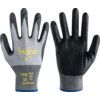 Cut Resistant Gloves, 18 Gauge Cut B, Size 8, Black & Grey, Nitrile Foam Palm, EN388: 2016 thumbnail-0