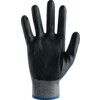 Cut Resistant Gloves, 18 Gauge Cut B, Size 8, Black & Grey, Nitrile Foam Palm, EN388: 2016 thumbnail-2