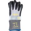 Cut Resistant Gloves, 18 Gauge Cut B, Size 8, Black & Grey, Nitrile Foam Palm, EN388: 2016 thumbnail-3