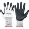 Mechanical Hazard Gloves, Black/White, Recycled Polyester/Spandex Liner, Nitrile Coating, EN388: 2016, 4, 1, 2, 1, X, Size 11 thumbnail-1