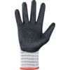 Mechanical Hazard Gloves, Black/White, Recycled Polyester/Spandex Liner, Nitrile Coating, EN388: 2016, 4, 1, 2, 1, X, Size 11 thumbnail-3