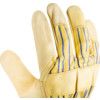 Rigger Gloves, Yellow, Leather Coating, Nylon/Fleece Lined, Size 10 thumbnail-3