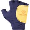 503-20, Impact Gloves, Black, Nylon, Leather Coating, EN388: 2003, 2, 1, 3, 1, Size S thumbnail-1