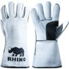 HSR/500 Ultima Rhino Deluxe, Welding Gloves, Grey, Kevlar/Leather, Size 11 thumbnail-0