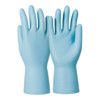 Dermatril 740 Disposable Gloves, Blue, Nitrile, 1.2mil Thickness, Powder Free, Size 6, Pack of 100 thumbnail-0