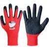 9114 Polyflex Ultra Mechanical Hazard Gloves, Black/Red, Nylon Liner, Polyurethane/Nitrile Coating, EN388: 2016, 4, 1, 2, 1, X, Size 10 thumbnail-0