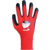 9114 Polyflex Ultra Mechanical Hazard Gloves, Black/Red, Nylon Liner, Polyurethane/Nitrile Coating, EN388: 2016, 4, 1, 2, 1, X, Size 10 thumbnail-1