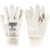 General Handling Gloves, White, Leather Coating, Cotton Liner, Size 8 thumbnail-0