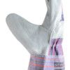 Rigger Gloves, Blue/White, Leather Coating, Cotton Liner, Size 8 thumbnail-3