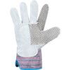 Rigger Gloves, Blue/Grey, PVC Coating, Cotton Liner, Size 10 thumbnail-2