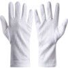 General Handling Gloves, White, Uncoated Coating, Interlock Cotton Liner, Size 10 thumbnail-0