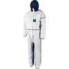 AlphaTec 1800 Hooded Coverall, Small, White thumbnail-0