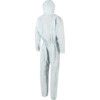 4532+, Chemical Protective Coveralls, Disposable, Type 5/6, White, SMS Nonwoven Fabric, Zipper Closure, Chest 33-36", S thumbnail-1