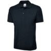 Polo Shirt, Men, Navy Blue, Cotton/Polyester, Short Sleeve, XL thumbnail-0