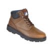 Unisex Safety Boots Size 11, Brown, Leather, Water Resistant thumbnail-0