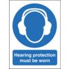 Hearing Protection Must be Worn Polycarbonate Sign 300mm x 400mm thumbnail-0