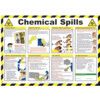 Chemical Spills Safety Poster Laminated 590mm x 420mm thumbnail-0