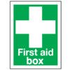 First Aid Box Vinyl Sign 150mm x 200mm thumbnail-0