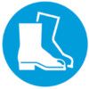 FM27 Floor Marker Protective Footwear PVC Film Symbol Sign 430 Dia thumbnail-0