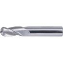 Carbide Plain Shank 3 Flute Ball Nosed Slot Drills - Regular Series - Metric thumbnail-0