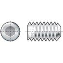 Socket Set Screw, Metric - A2 Stainless - Grade 70 - Cup Point - DIN 916 thumbnail-0