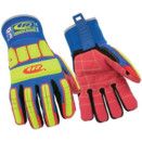 R259B Heavy Duty Impact Resistant Glove, Hi Viz thumbnail-0