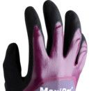 56-425 MaxiDry GP Palm-side Coated Black/Purple Gloves thumbnail-1